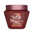 Produktbild: L'Oréal Paris Elvital Full Resist Stärkende Power Maske, Neue Formel, Haarmaske mit Aminexil und Biotin, reduziert Haarverlust durch Haarbruch, stärkt das Haar, Haarkur für mehr Glanz & Kraft, 1x300ml