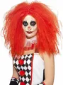Produktbild: Gekreppte Clownsperücke rot - Auf Zack: voluminöse Perücke für Clowns aller