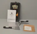 Produktbild: flammtal Grillspachtel Set aus Edelstahl für Smash Burger & Teppanyaki