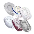 Produktbild: Babynest babynestchen neugeborene mit tragegriff 90 x 50 cm baby nestchen tragbar nest für bett kinder kuschelnest coccon für Jungen und Mädchen Zufälligen Variante