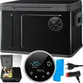 Produktbild: KESSER® Kompressor Kühlbox 2in1 Doppelzone Kühl- & Gefrierfach, elektrisch Gefrierbox LED-Touch-Bedienung inkl. 2x Kühlakkus 12/24 V 230V, Küh...