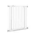 Produktbild: hauck Clear Step Autoclose 2, Weiß - Kinderschutzgitter Hundegitter Verstellbare Breite 75-80cm, 77cm Hoch, Selbstschließend, Flacher Einstieg, Beidseitige Einhand Öffnung, ohne Bohren