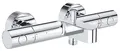 Produktbild: GROHE Grohtherm 800 Cosmopolitan - Thermostat- Wannenarmatur (wassersparend, ergonomischer Metallgriff, integrierter Temperaturbegrenzer), chrom, 34772000