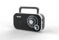 Produktbild: Camry tragbares Radio UKW/AM, Batterie/Netz schwarz CR 1140b