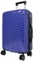 Produktbild: Polycarbonat-ABS Hartschalen Trolley 4x 360° Rollen TSA Schloss Aligse Blau - M