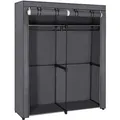 Produktbild: Songmics Kleiderschrank RYG02GY, grau, 2 Stofftüren, (BxHxT) 140 x 174 x 43cm