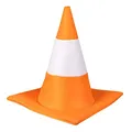 Produktbild: Boland 33007 - Hut Verkehrskegel, Kopfbedeckung, Verkehrshütchen, Accessoire, Kostüm, Karneval, Mottoparty