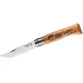 Produktbild: Opinel No 8 Animalia Trota - Taschenmesser mit Fisch Motiv, Eichenholzgriff
