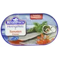 Produktbild: Rügen Fisch Fischkonserve, Rügenfisch Heringsfilet in zertifizierte Tomaten Creme Soße 200g