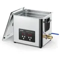 Produktbild: VEVOR 10 L Ultraschallreiniger, professionelle Ultraschallreinigungsmaschine mit Reinigungskorb & Digitalanzeige, 180 W Edelstahl 40 kHz Industrielle Reinigungsmaschine für Teile Vergaser Instrumente