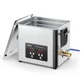 Produktbild: VEVOR 10 L Ultraschallreiniger, professionelle Ultraschallreinigungsmaschine mit Reinigungskorb & Digitalanzeige, 180 W Edelstahl 40 kHz Industrielle Reinigungsmaschine für Teile Vergaser Instrumente