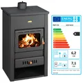 Produktbild: EEK A - Wasserführender Kaminofen Prity K2 CP W10- 6.2 + 7.1 Kw - EcoDesign 2022