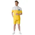 Produktbild: SuitMeister Partyanzug Premium Pils Sommer Anzug - Karneval Sommer Outfit, Ein cooler Bier Anzug mit Flaschenöffner! blau S