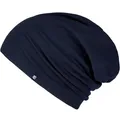 Produktbild: Enter the Complex® Leichte Beanie Mütze, Herren und Damen, Übergangsmütze, Sommer Beanie, Dünne Kopfbedeckung, Baumwolle (Jersey), L/XL, Navy