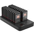 Produktbild: Uimoso Kabelloses Pager-System 20 Anrufbeantworter Gäste-Warteschlangenrufe