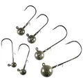 Produktbild: LMAB Tungsten Round Jig, Jighaken, silber, 7,5g Green Pumpkin, 138556