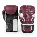 Produktbild: Elite Evo Boxhandschuhe Bordeaux/silber 10 oz Unisex Kunstleder Klettverschluss