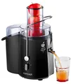 Produktbild: CONCEPT Hausgeräte LO7027 Entsafter Fresh mit XXL einfüllöffnung, 7,2 cm und zwei schaltstufen, 16 800 umdrehungen pro minute, 1,8 L, 1000 W, Schwarz