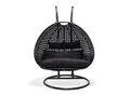 Produktbild: Home Deluxe Polyrattan Hängesessel TWIN schwarz - versch. Ausführungen