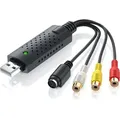 Produktbild: Csl-computer - Csl Video Grabber Usb Typ A, S-video, Composite Cvbs, Cinch Zu Usb 2.0 Typ A Stecker, Usb Videograbber Audio Video Konverter, Pal Ntsc, Vhs Zu Dvd