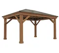 Produktbild: Pavillon Gartenpavillon Terrassenüberdachung Holz Westmann Natur 490x371x315cm