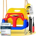 Produktbild: ® Babyschaukel 3 in 1 6 Monaten bis 6+ Jahre | Mitwachsende Kinderschaukel fü...
