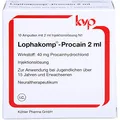 Produktbild: LOPHAKOMP Procain 2 ml Injektionslösung 10X2 ml