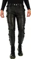 Produktbild: Bockle® 1991 Schnürlederhose Lederhose mit Schnürung Lederjeans Biker Motorrad Bekleidung Leder Jean, W36/L36