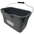 Produktbild: Rotho BASIC Eimer eckig 12 Liter Putzeimer Griff Ausgießer anthrazit