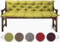 Produktbild: sunnypillow Bankauflage Stuhlkissen Bankkissen 100 x 50 x 50 cm Sitzkissen und Rückenkissen für Hollywoodschaukel Polsterauflage Auflage - Grün