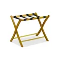 Produktbild: Relaxdays Kofferständer Holz, klappbar, Gepäckablage, Kofferaufbewahrung, für Reisegepäck, HxBxT: 52,5x66,5x48 cm, natur