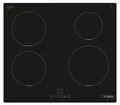 Produktbild: Bosch Serie 4 PUE611BB5E, Schwarz, Integriert, 60 cm, Zonen-Induktionskochfeld, Glaskeramik, 4 Zone(n)