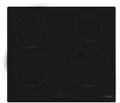 Produktbild: 4242005285082 Bosch Serie 4 PUE611BB5E hob Black Built-in 60 cm Zone induction h