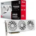 Produktbild: Grafikkarte Asus PRIME Radeon RX 9070 XT 16GB WHITE Grafikkarte - 16GB GDDR6, HD