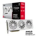 Produktbild: ASUS Prime Radeon RX 9070 XT White OC Edition 16GB GDDR6 Gaming Grafikkarte Weiß