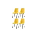 Produktbild: Esszimmerstuhl 4er-Set  Antibes ¦ gelb ¦ Maße (cm): B: 45 H: 84