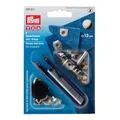Produktbild: Nähfrei Hosenhaken 13 mm silber/brüniert 4 Stück Prym