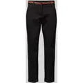 Produktbild: comma Chino mit Gürtel in Black, Größe 42