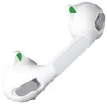 Produktbild: Wenko Wenselaar GmbH &Co KG Wandgriff SECURA, 29 cm Saugnapf mit Saugnapf und Ampelsystem -