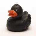 Produktbild: Badeente Merle schwarz Quietscheentchen Gummiente Quietscheente Plastikente