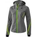 Produktbild: Erima Damen Softshelljacke Function (9060712), grau melange/green gecko, 38