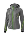 Produktbild: Erima Softshell Jacket Function - grey melange/green gecko /Gr: 38