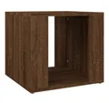 Produktbild: vidaXL Nachttisch Nachttisch Braun Eichen-Optik 41x40x36 cm Holzwerkstoff (1-St)