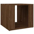 Produktbild: Nachttisch Braun Eichen-Optik 41x40x36 Cm Holz