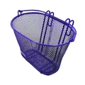 Produktbild: Kinder Fahrradkorb lila Lenkerkorb Metall vorne Korb Kinder Fahrrad 20x18x10cm