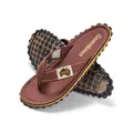 Produktbild: Gumbies Classic - Flip Flops aus recycelten Materialien - robuste Sohle aus wiederverwerteten Autoreifen, ergonomisches Fußbett - Brown, 45