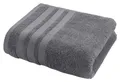 Produktbild: casa NOVA Handtuch MADRID, 50 x 100 cm, Grau, (1-St), 450 g/qm, waschbar bei 40 °C