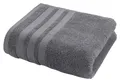 Produktbild: casa NOVA MADRID Handtuch waschbar Baumwolle Grau 50 x 100 cm