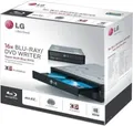 Produktbild: HLDS BH16NS55 retail inkl. Kabel + Brennsoftware - Blu-Ray - Laufwerk - BDXL Writer - 16x2x12x - Serial ATA - intern - 5.25Zoll (13.3 cm) Schwarz
