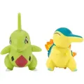 Produktbild: Jazwares Actionfigur Battle Figuren Wave 10 (5 bis 8 cm) Larvitar + Feurigel grün Larvitar + Feurigel